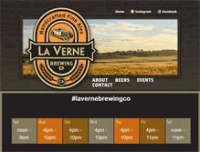 Tablet Screenshot of lavernebrewingco.com